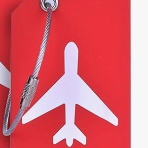 Silicone Luggage Tag with Name ID Card Perfect to Quickly Spot Luggage Suitcase